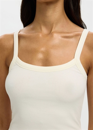 Celica Anna strap tank top Snow White Selected Femme 